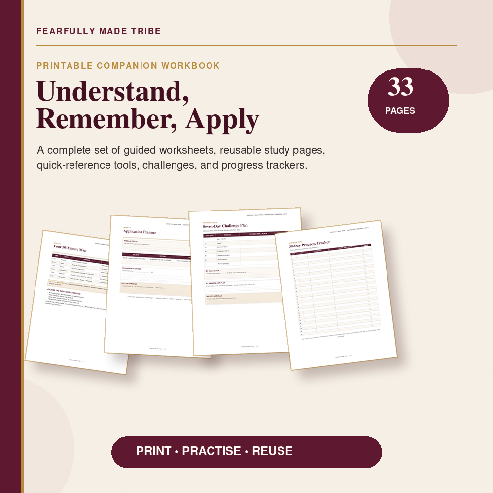 Christian Bible study ebook and printable workbook for learning how to study and understand the Bible