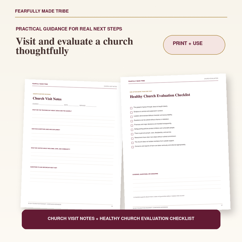 Healthy church evaluation checklist for new Christians looking for a biblical church community