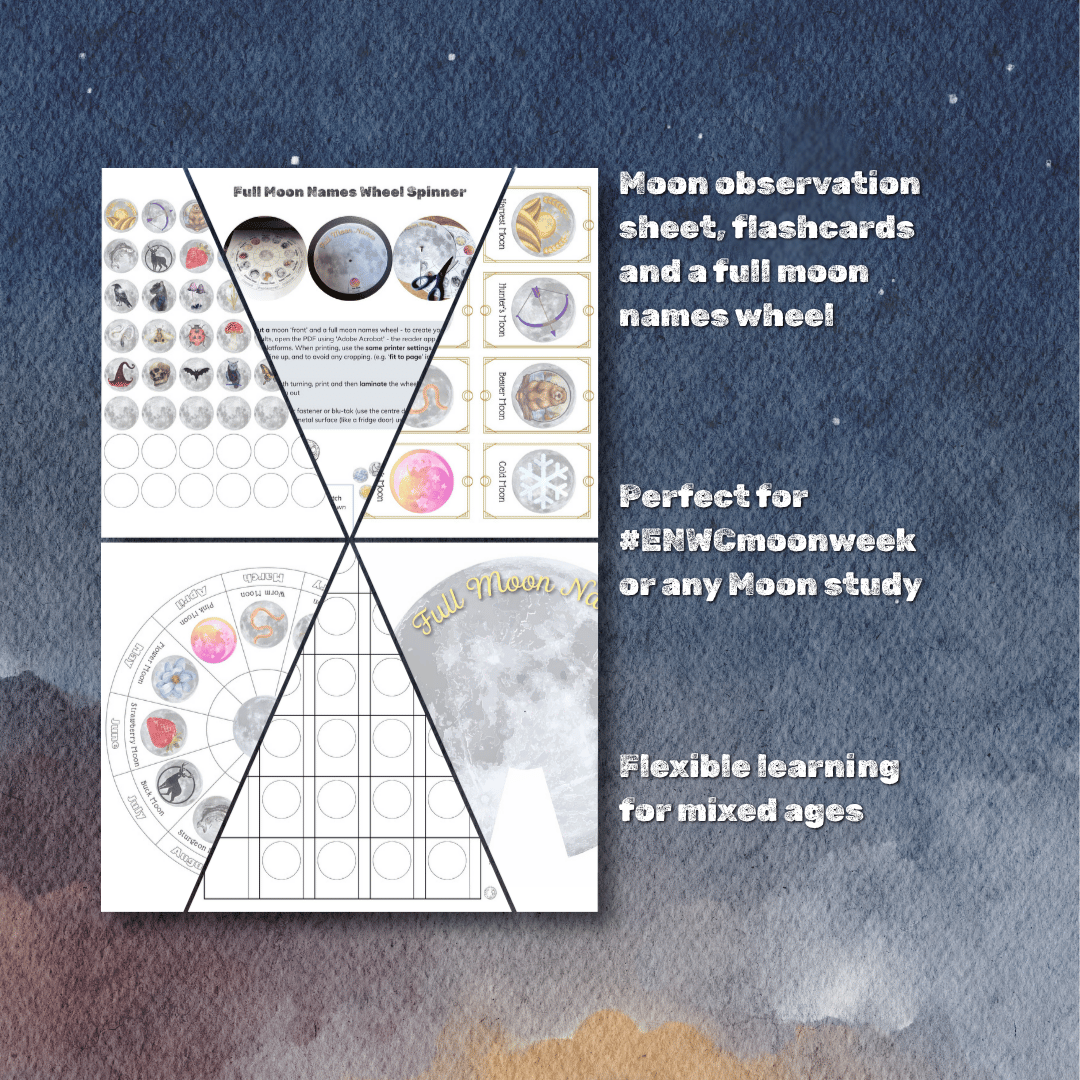 Perfect for #ENWCmoonweek or any autumn Moon study