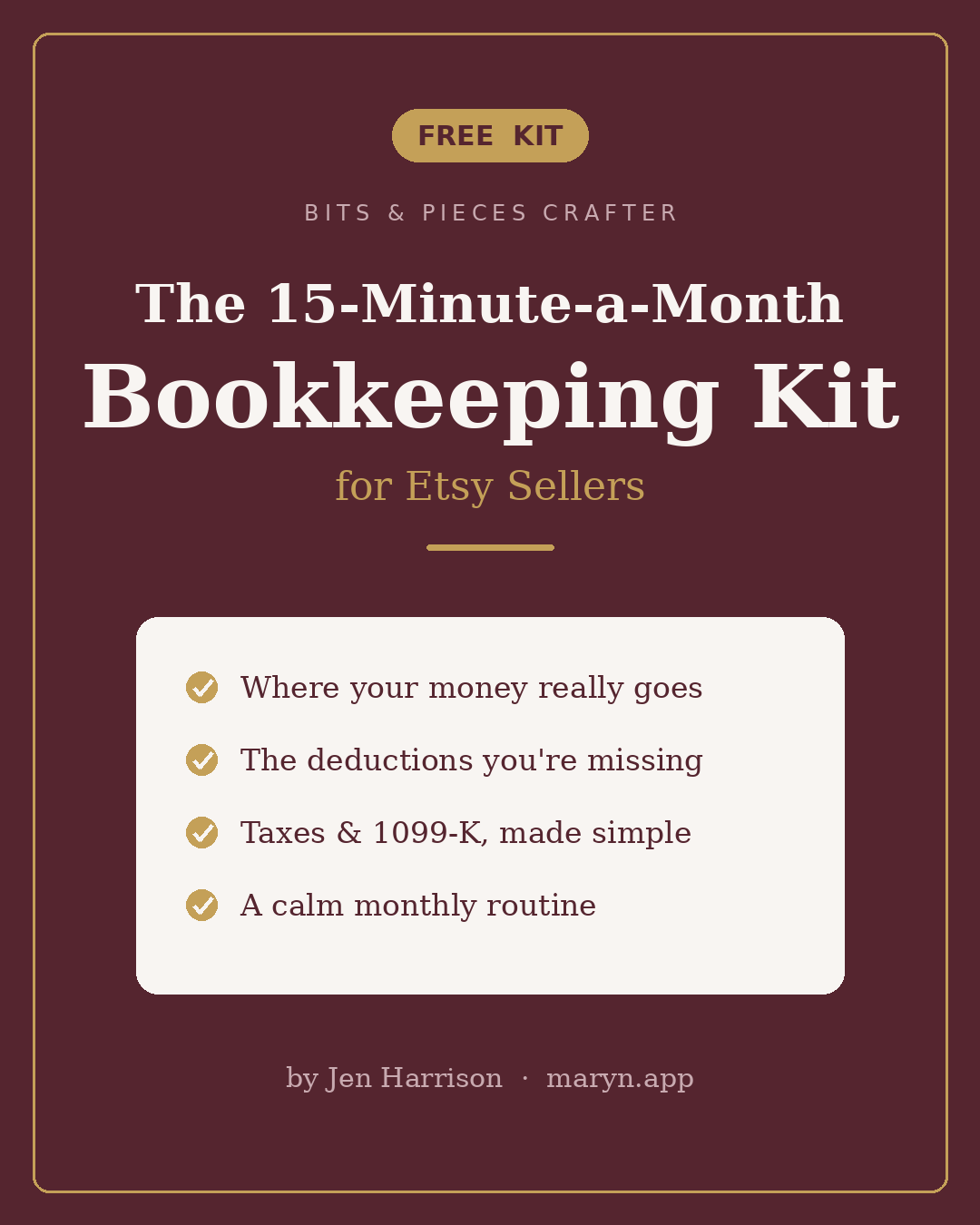 Free Bookkeeping kit