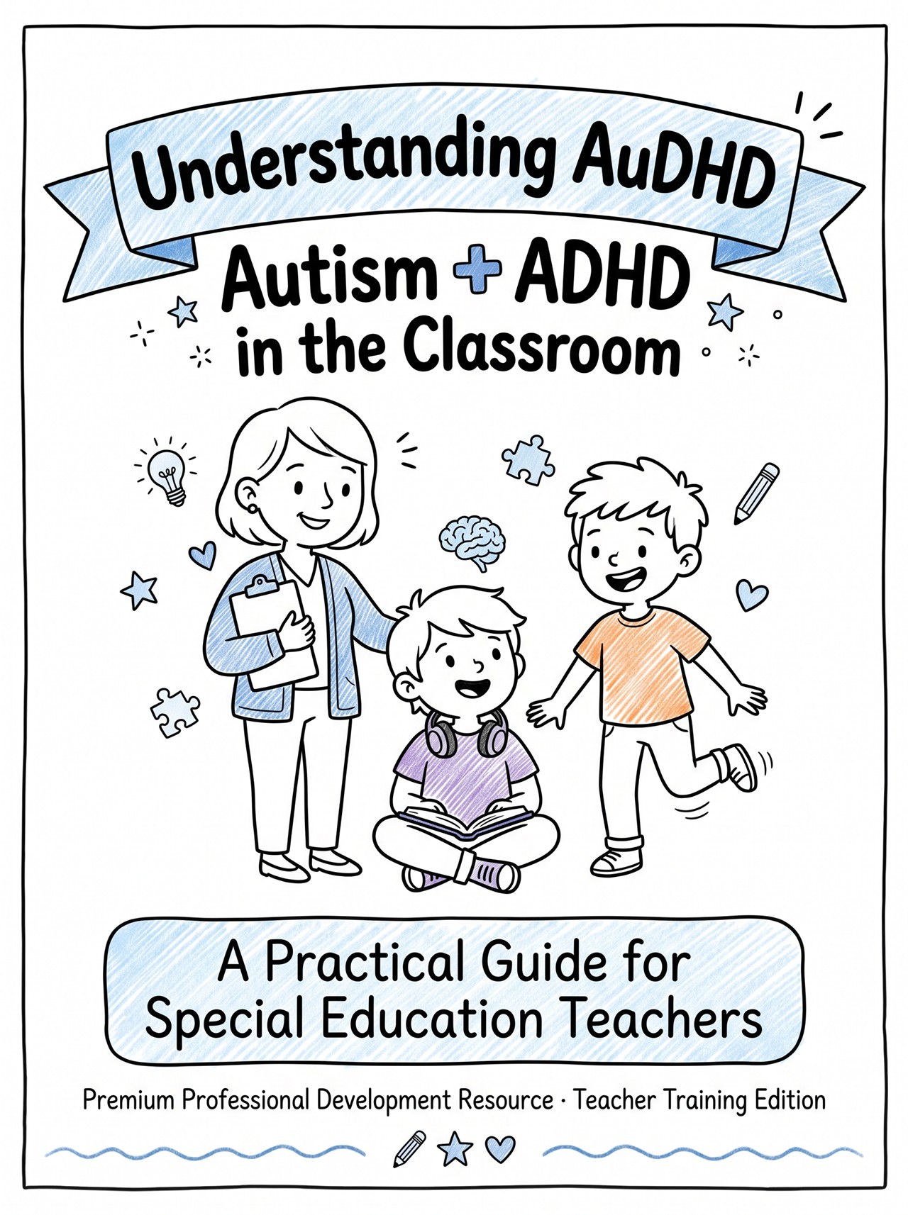 Understanding AuDHD: Autism + ADHD in the Classroom free printable