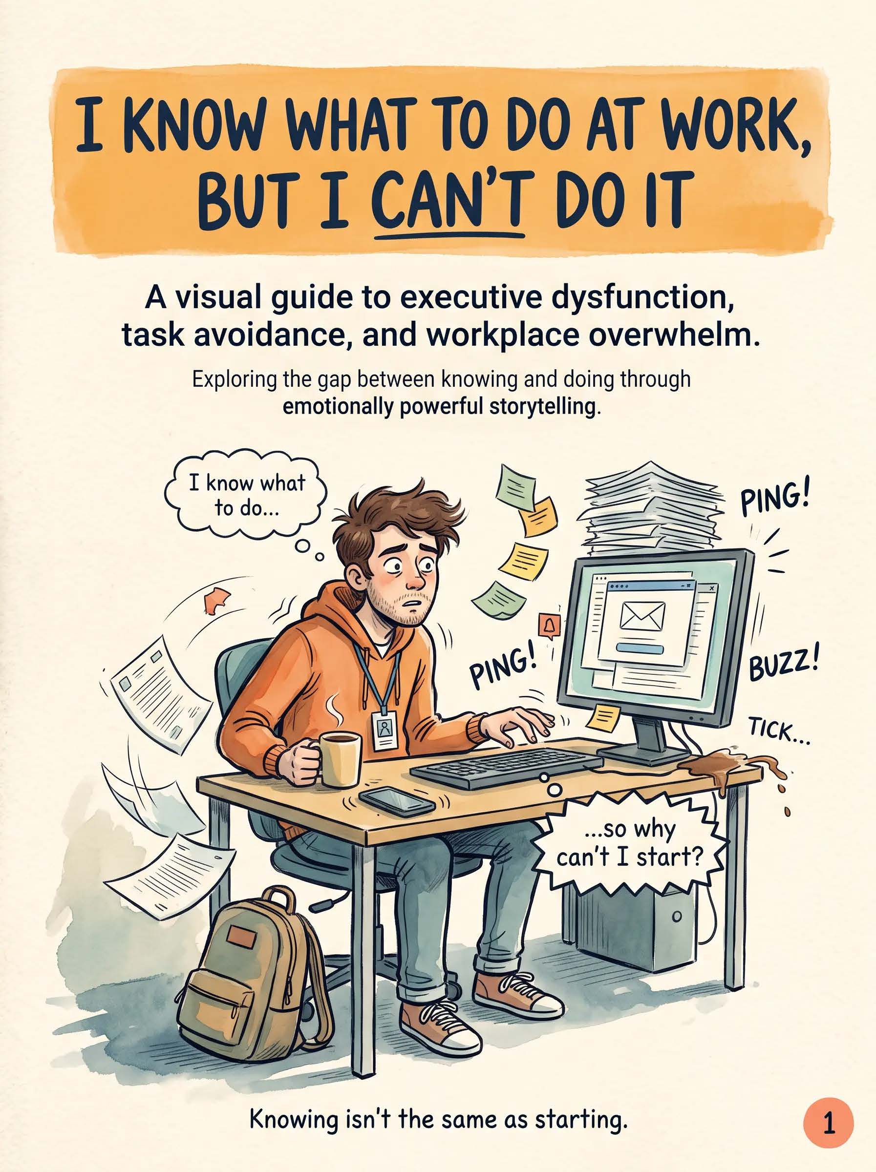 I Know What to Do at Work, But I Can't Do It free printable