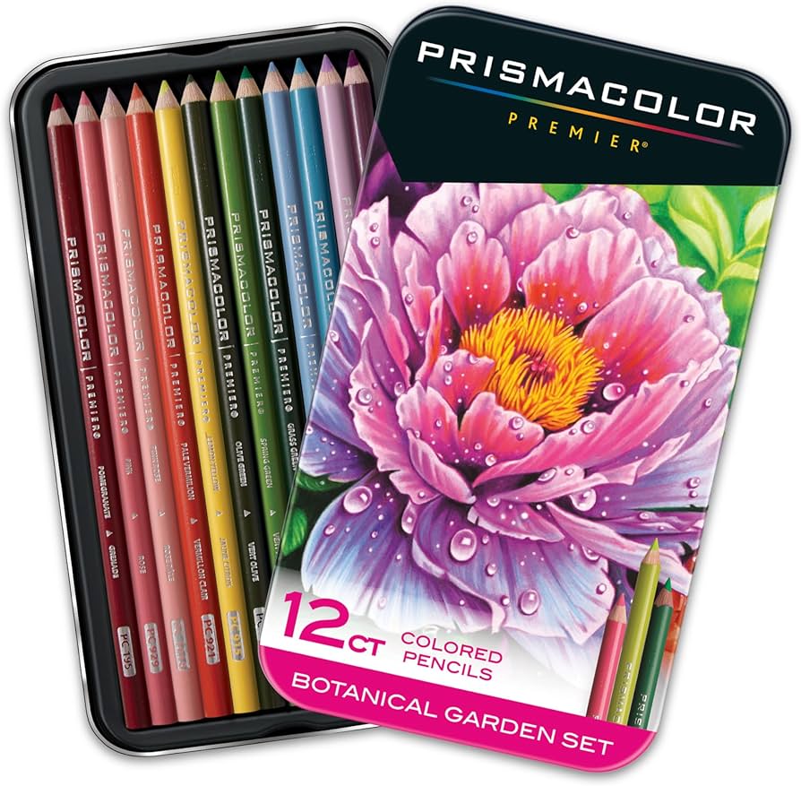 An image of Prismacolor 12-count color pencils.