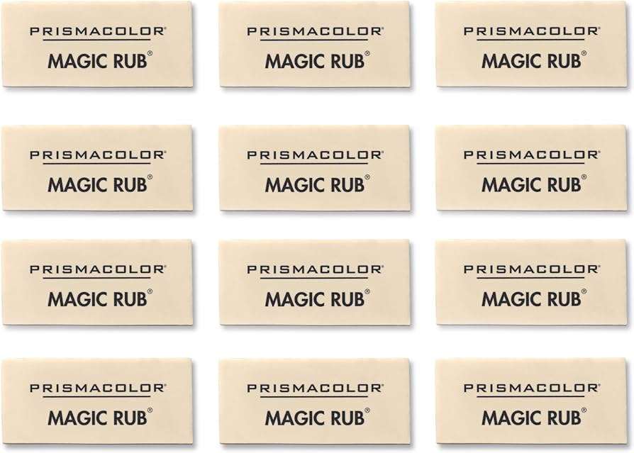 An image of Prismacolor Vinyl Erasers.
