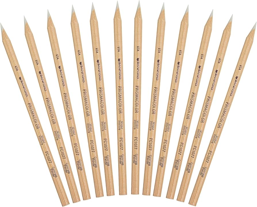 An image of Prismacolor Colorless Blender Pencils.