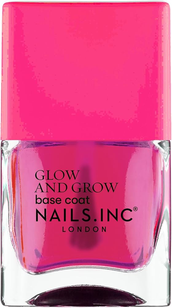 An image of Nails. Inc London Sienna Pink Natural Glow Base Coat.