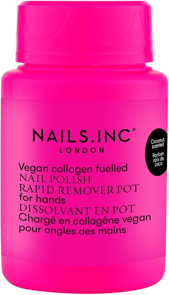 An image of Nails. Inc London Vegan Nail Polish Remover Pot For Hands.