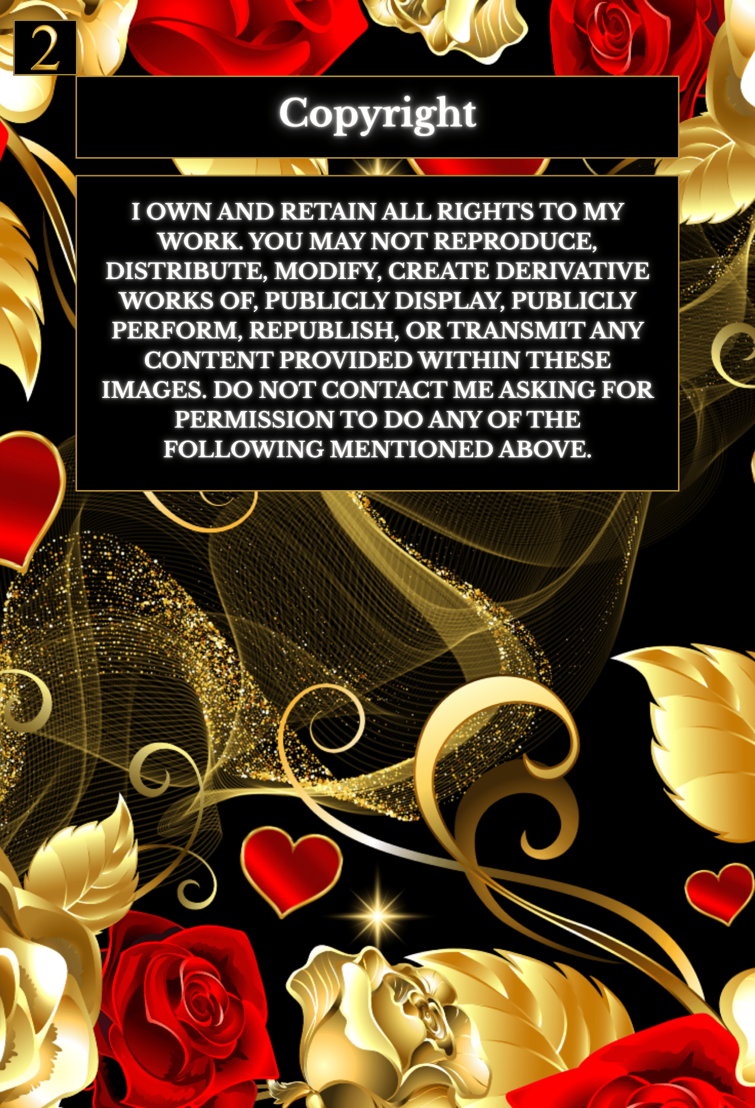 An image detailing copyright rules for the Memoir Name Exposure List.