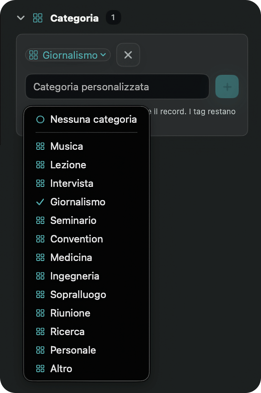 MemoTrack