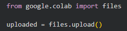 How to Upload Files in Google Colab