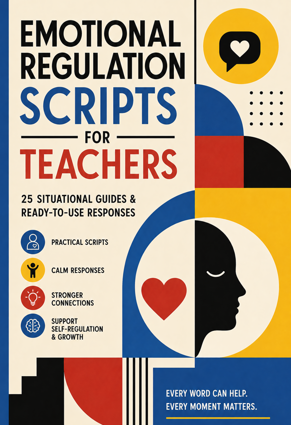Emotional Regulation Scripts for Teachers free printable