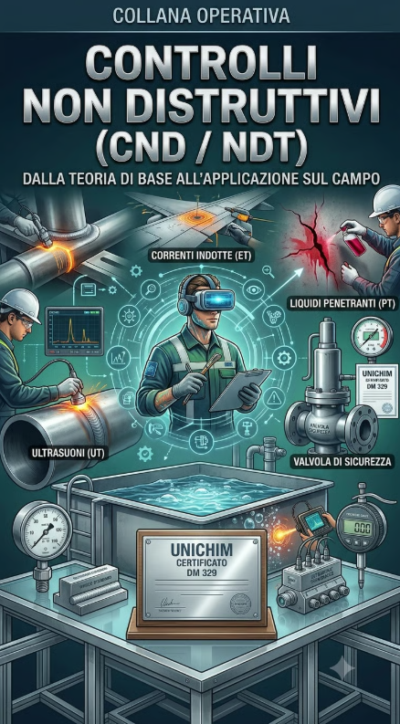 Controlli Non Distruttivi, CND, NDT, ispezione e controllo industriale.