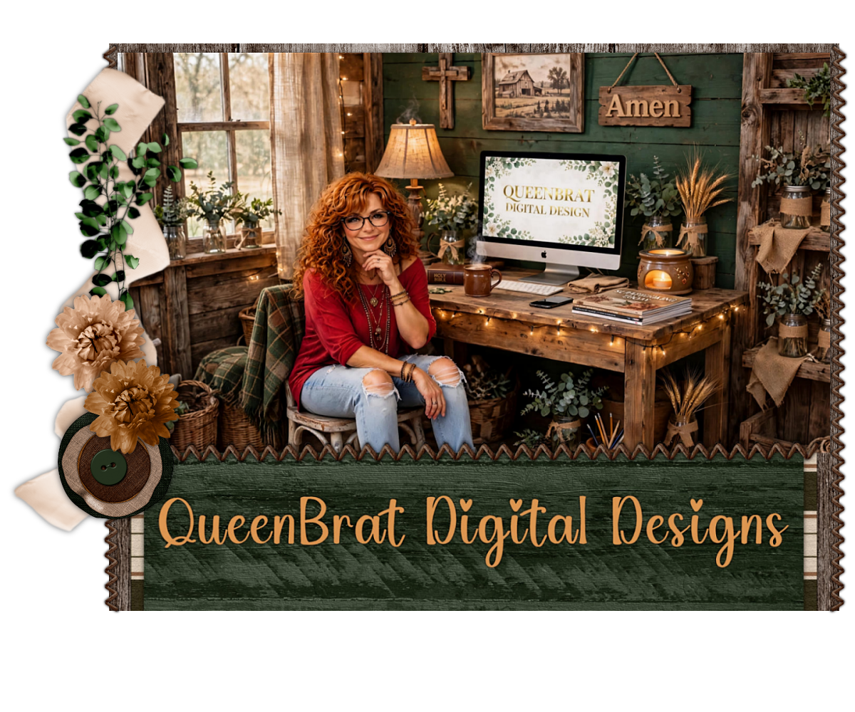 QueenBrat Digital Designs Logo