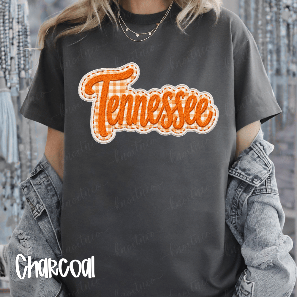 UT orange and white checker-board sweatshirt