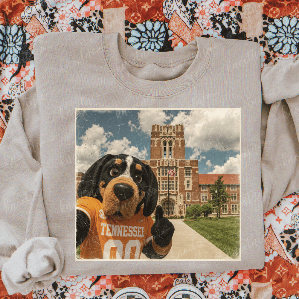 University of Tennessee Game Day football Sweatshirt with Smokey at UT