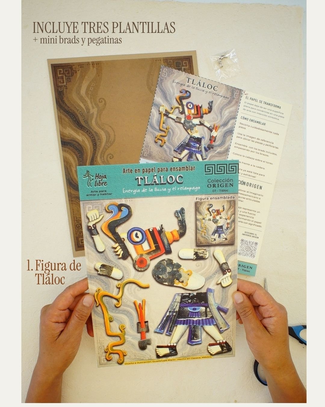 KIT DE ARTE EN PAPEL PARA ENSAMBLAR