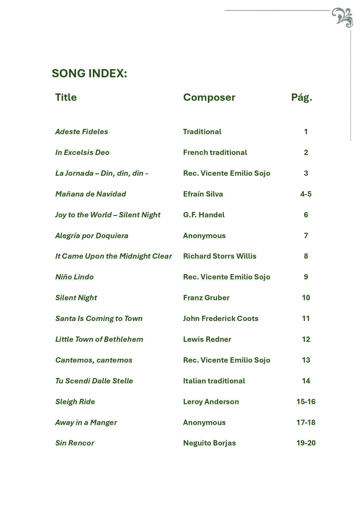 Christmas Melodies, Melodias de la Navidad, Efrain Silva, Easy Christmas Guitar, Intermediate Classical Guitar, Villancicos Faciles Guitarra, Classical Guitar Sheet Music, Partituras Navidenas Guitarra, Solo Guitar, Guitarra Sola, Adeste Fideles Guitar, I