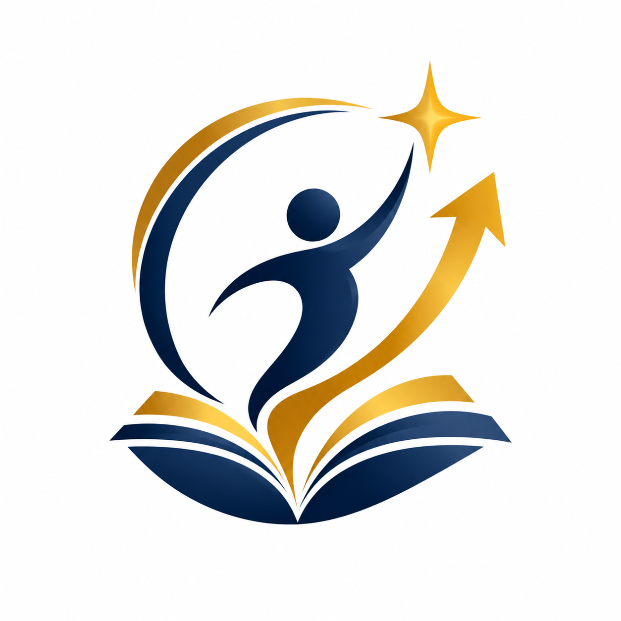 Real Learning With Purpose logo showing a stylized person reaching for a star above an open book.