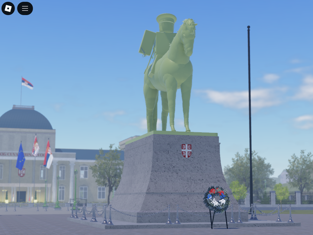 Roblox Serbian Presidency entrance hall