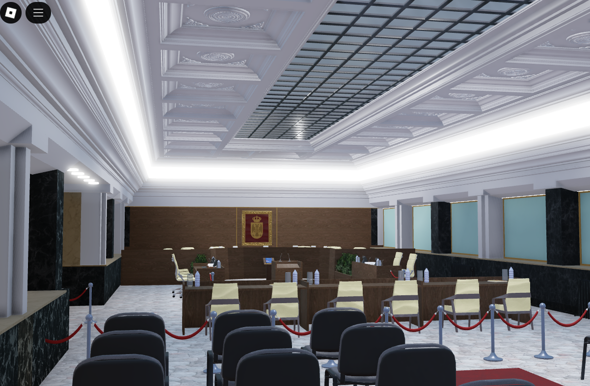 Roblox Constitutional Court Belgrade Serbia interior