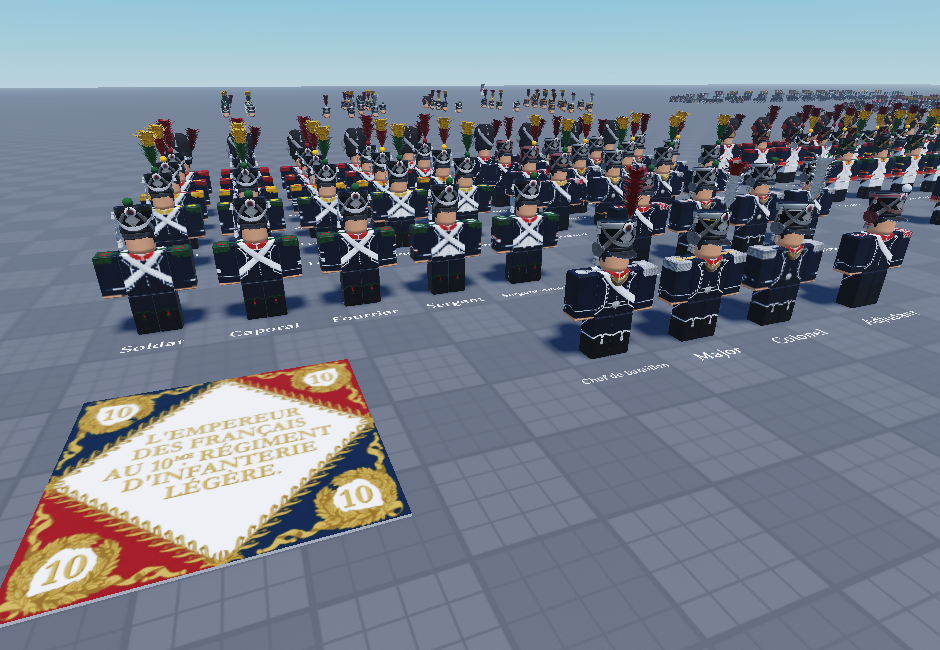 Napoleonic French officer uniforms and military ranks