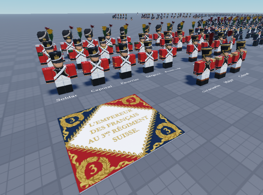 Roblox French army shakos and bicorne headgear collection