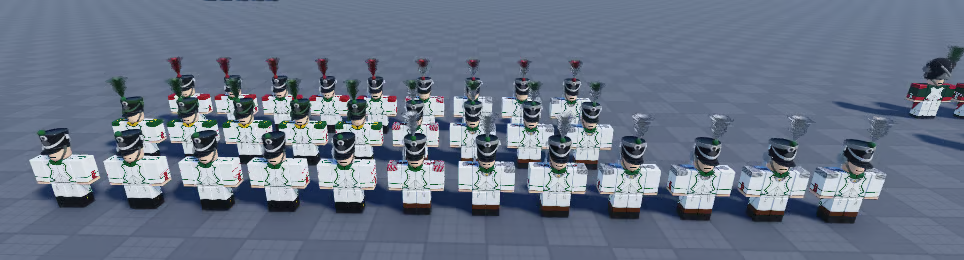 Guardia Reale Napoleonic Italian military uniforms
