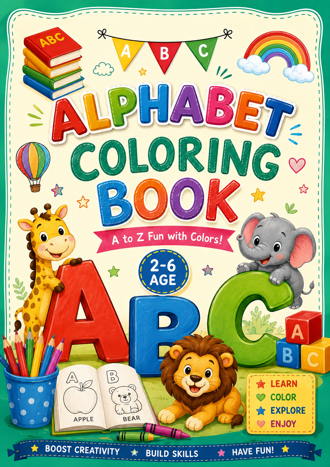Preschool • Kindergarten • Homeschool • Daycare • Early Learning • Quiet Time • Educational Activities