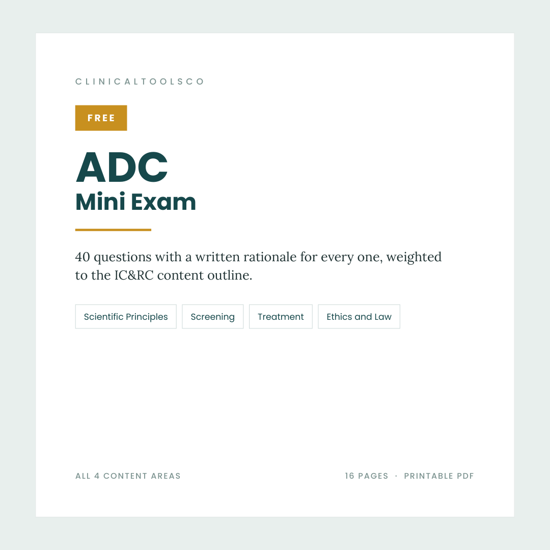 Cover of Free ADC Practice Test 2026, 40 Questions with Rationales