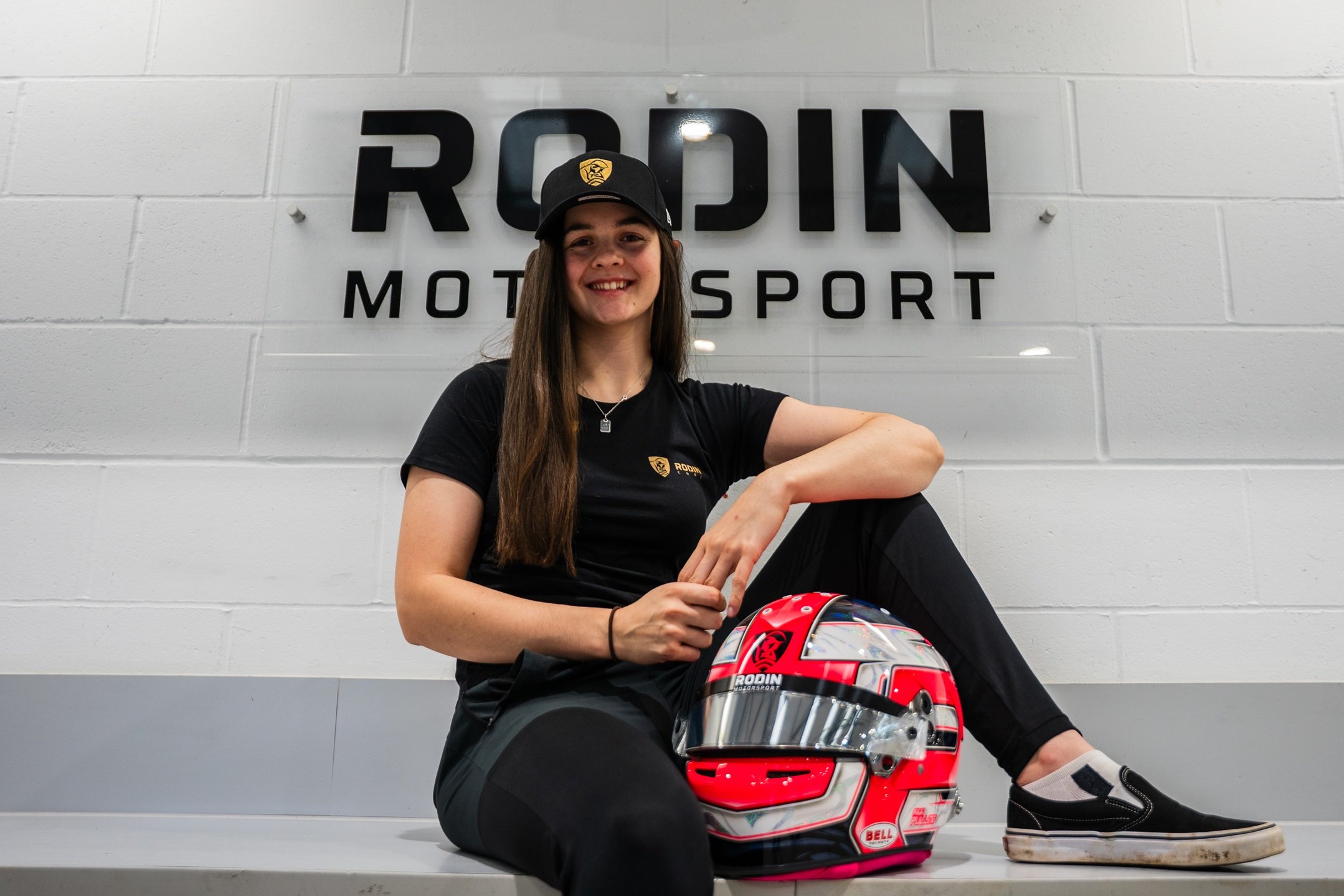 Racing driver Abbi Pulling the first female race winner in the GB3 championship featured in Women in Trade Magazine
