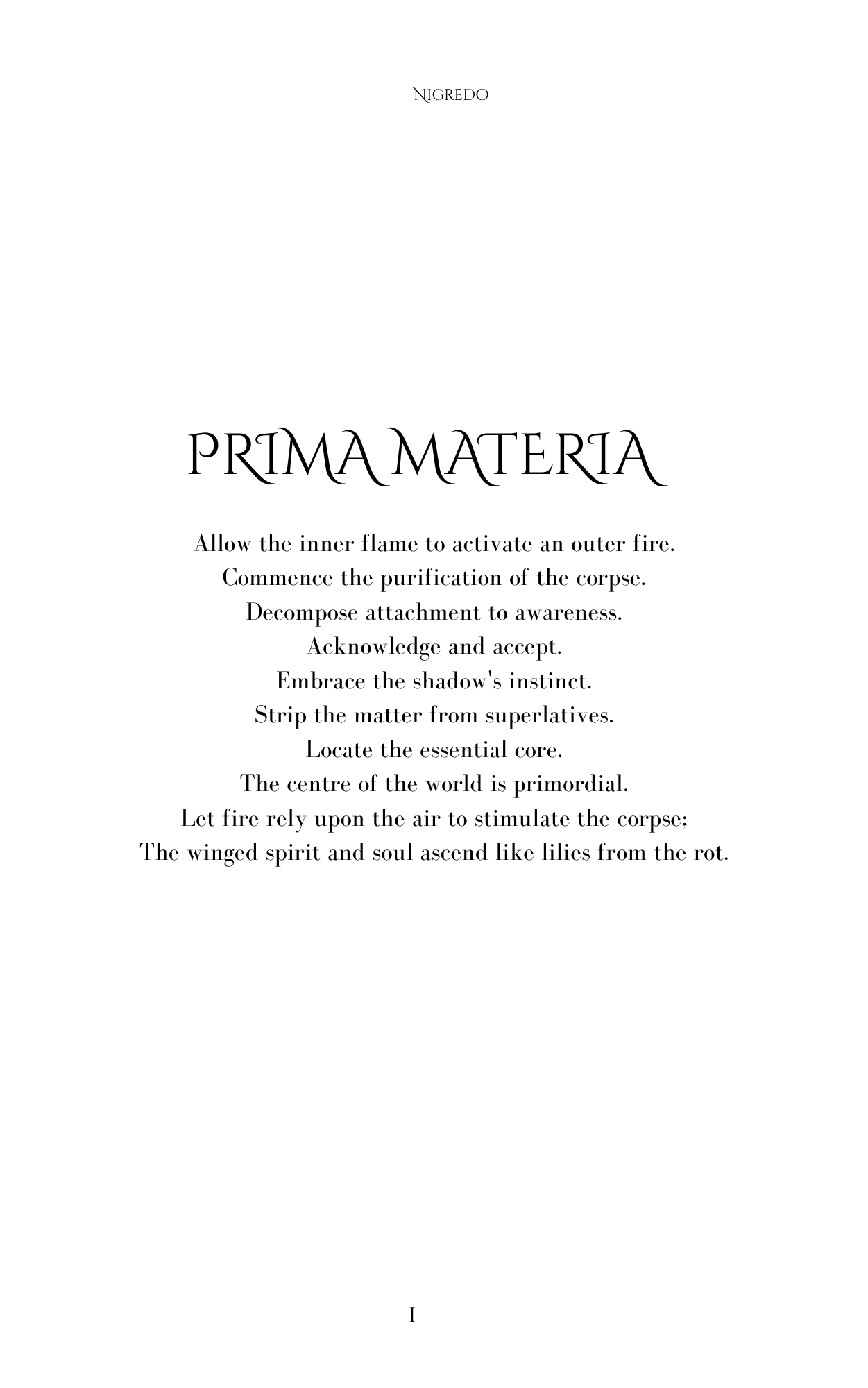 Prima Materia