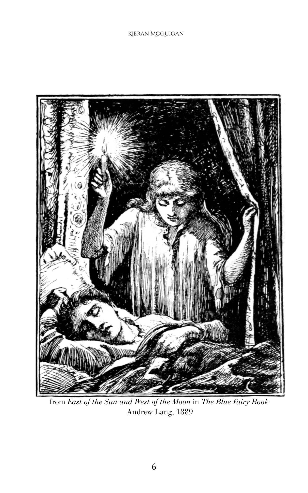 An Illustration from East of the Sun, West of the Moon, by Andrew Lang