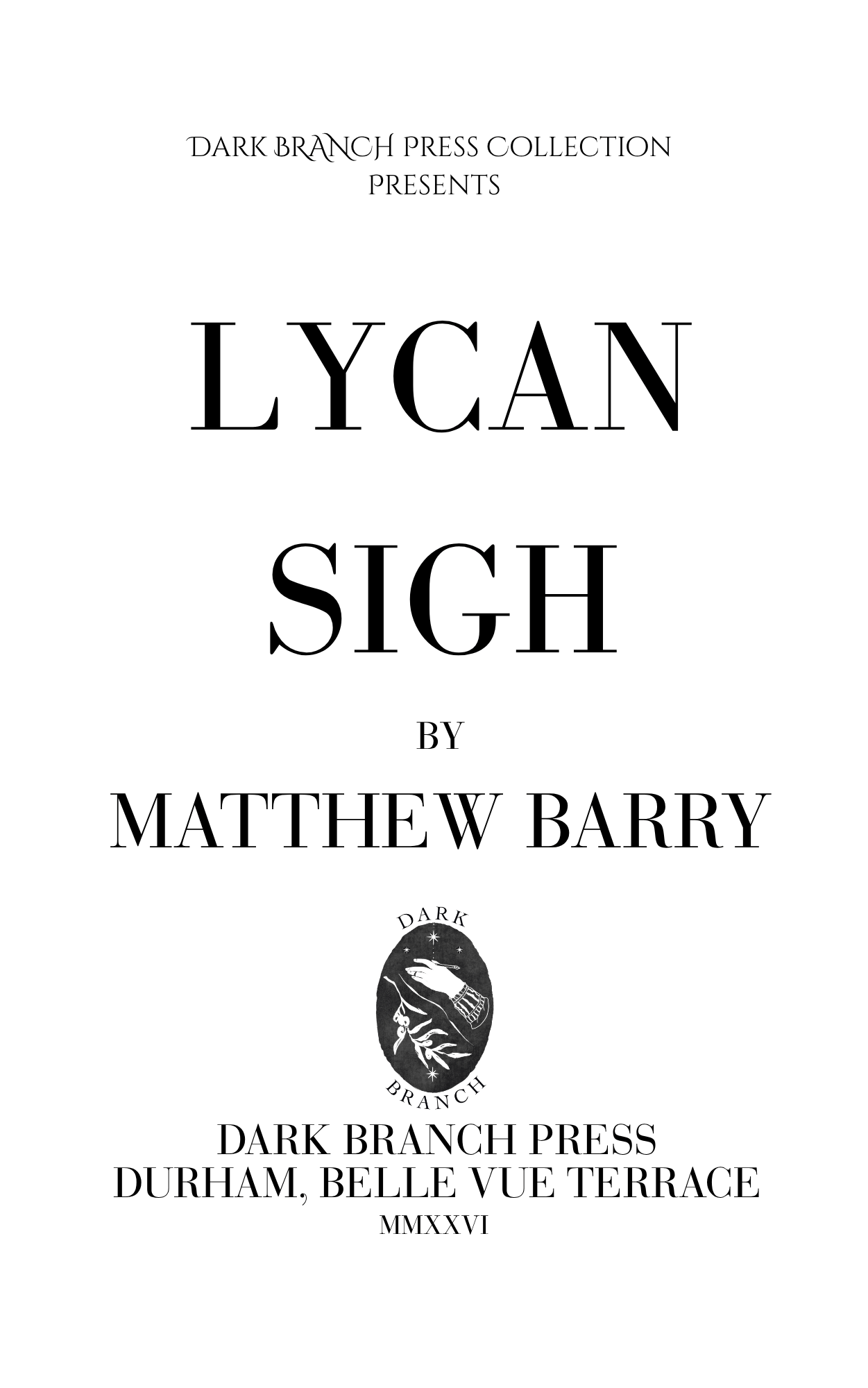 Lycan Sigh INTRODUCTION PAGE