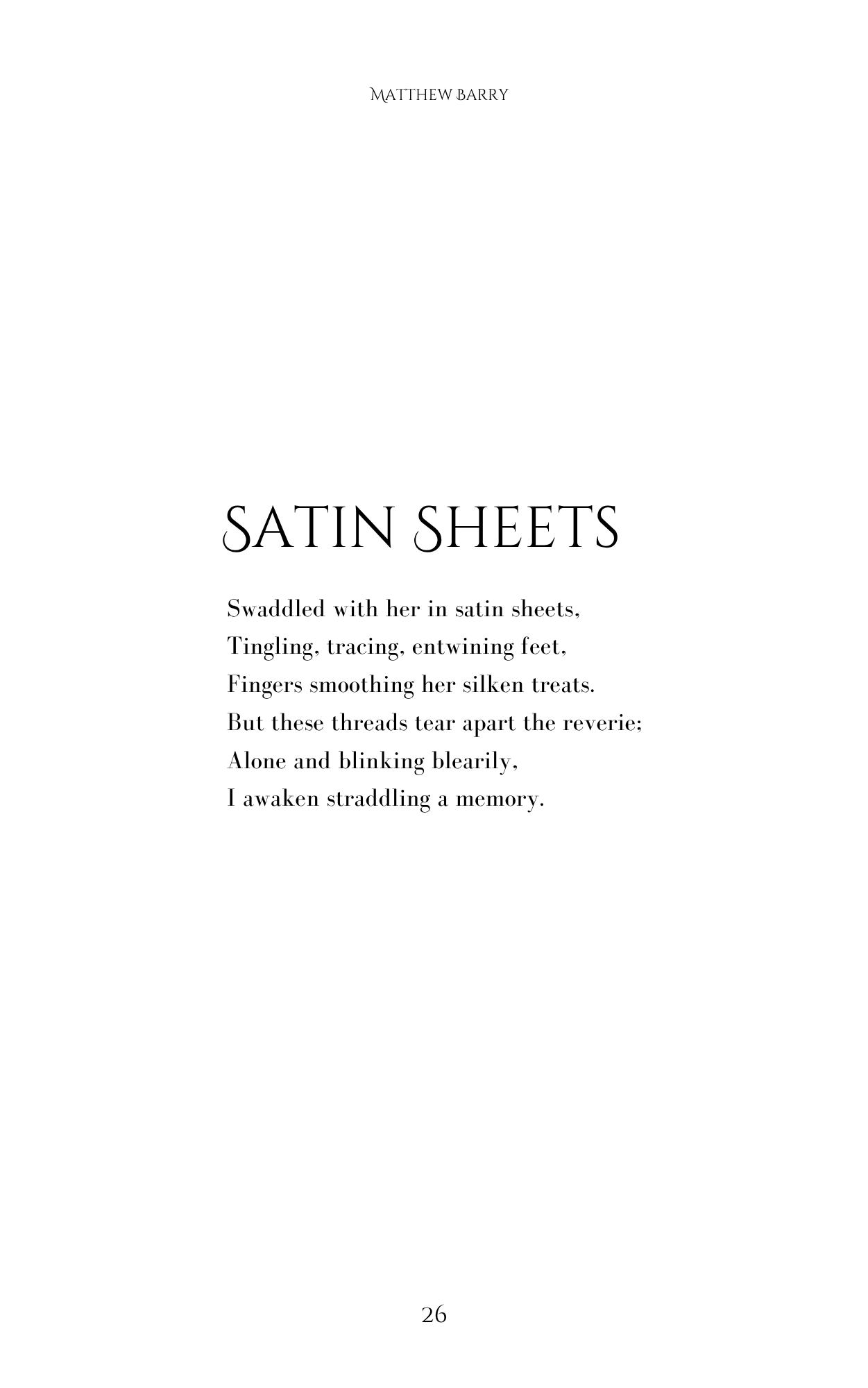 Satin Sheets Lycan Sigh