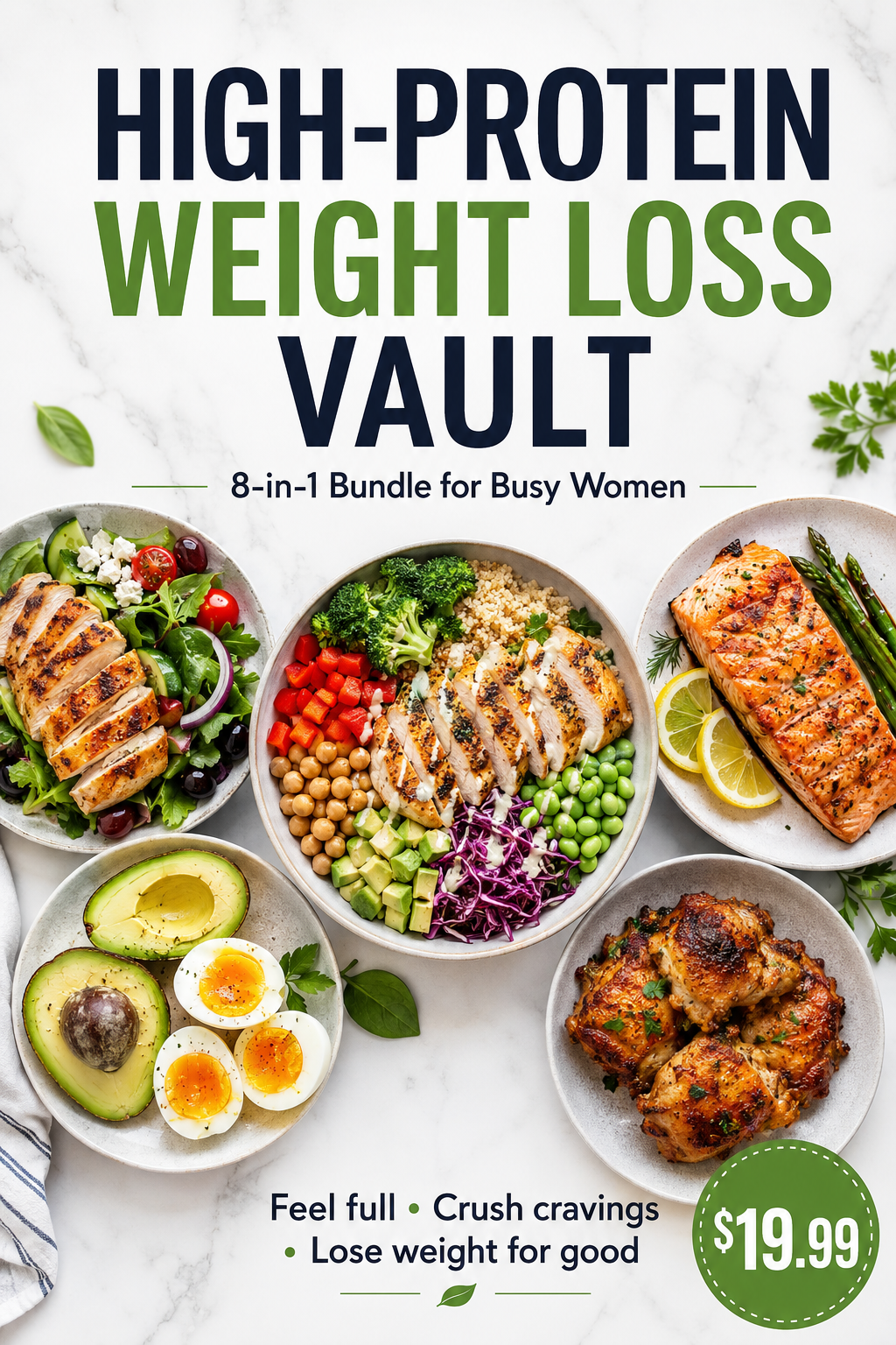 High protein recipes for weight loss, high protein meals for women, weight loss meal prep, air fryer high protein recipes, macro friendly recipes, high protein high fiber meals, 30 minute healthy dinners, lazy girl high protein recipes, protein meal plan