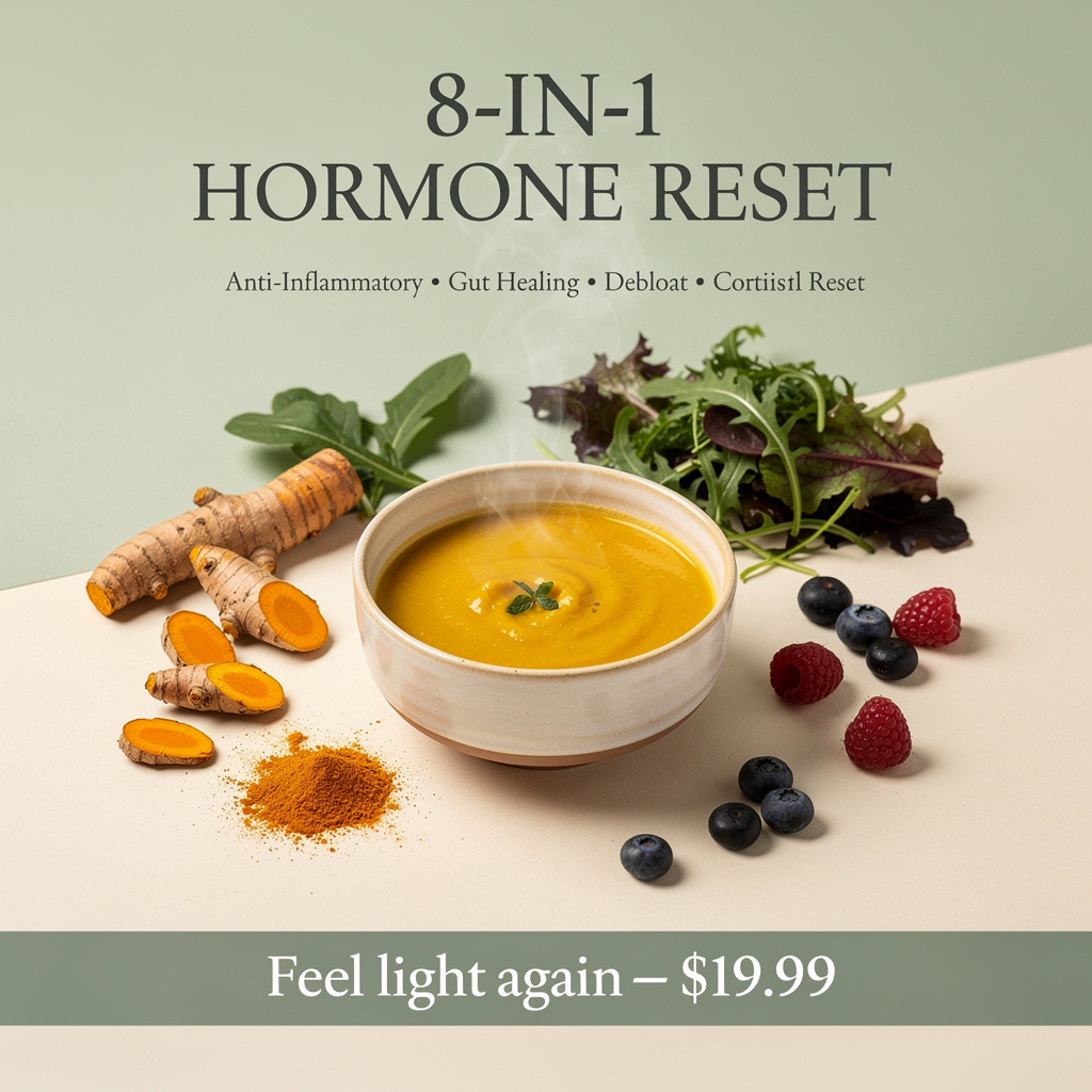 Anti inflammatory recipes, hormone balance meals, gut healing recipes, debloat foods, cortisol reset, anti inflammatory meal plan, bloating remedies food, hormone balancing foods for women, clean eating reset, metabolism reset diet