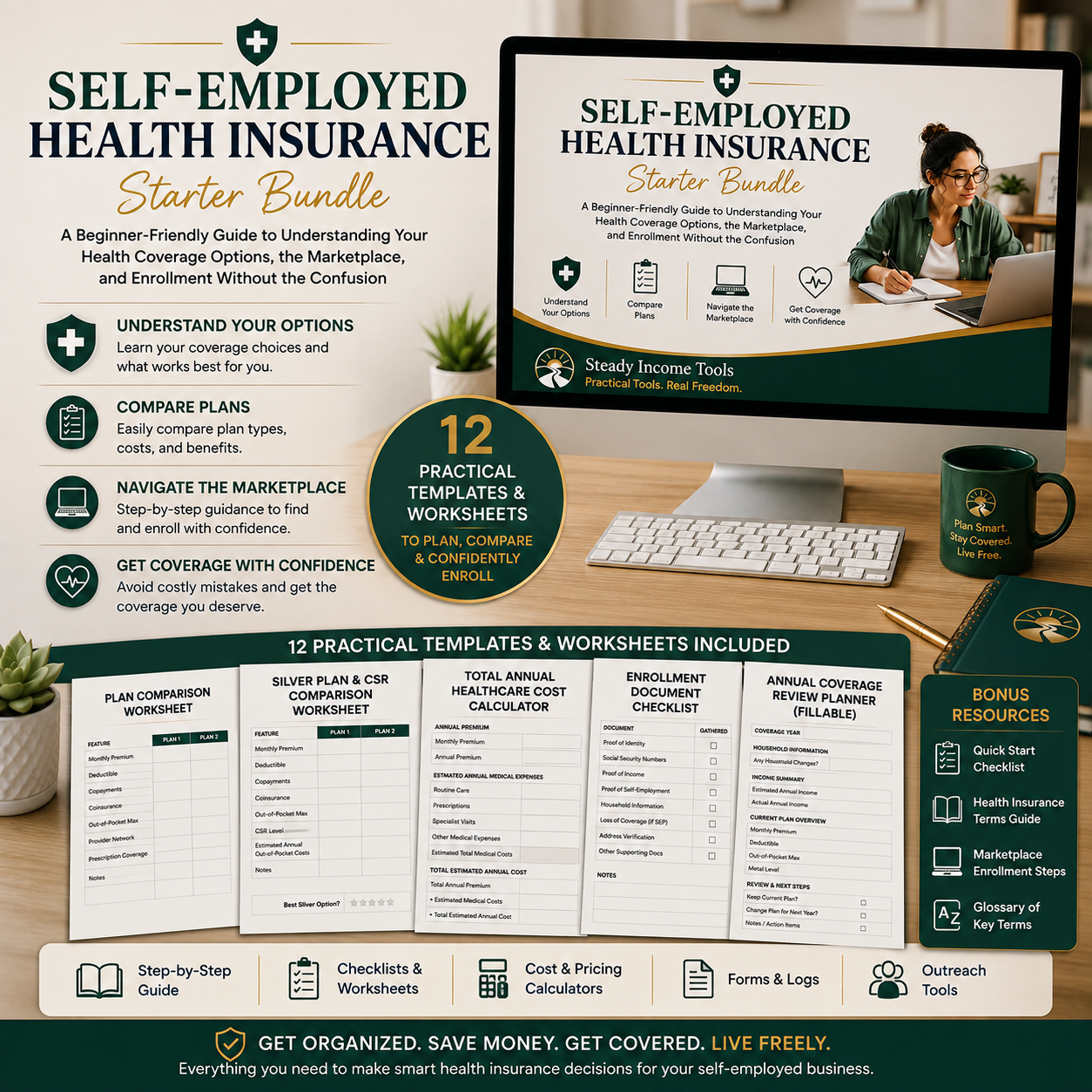 Self-Employed Health Insurance Guide and Templates