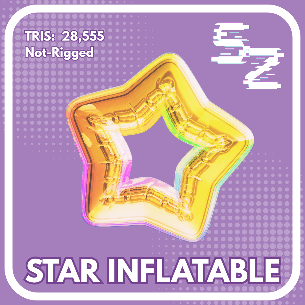 Star Inflatable | VRChat Asset | FREE IN SERVER