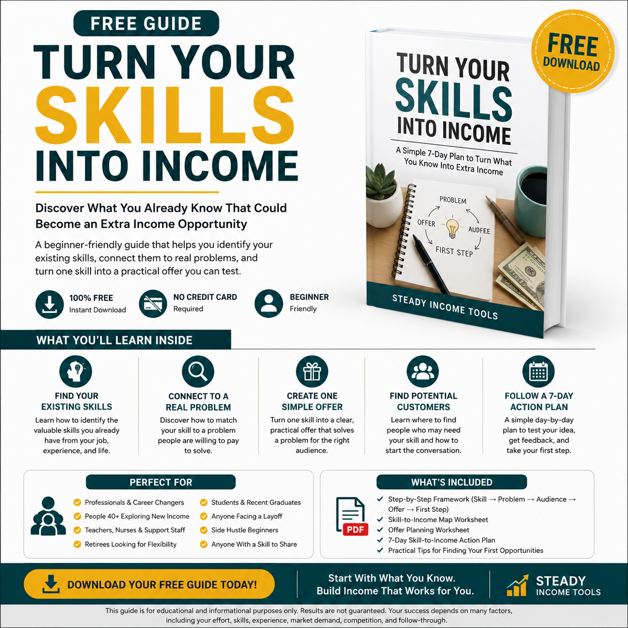 Turn Your Skills Into Income