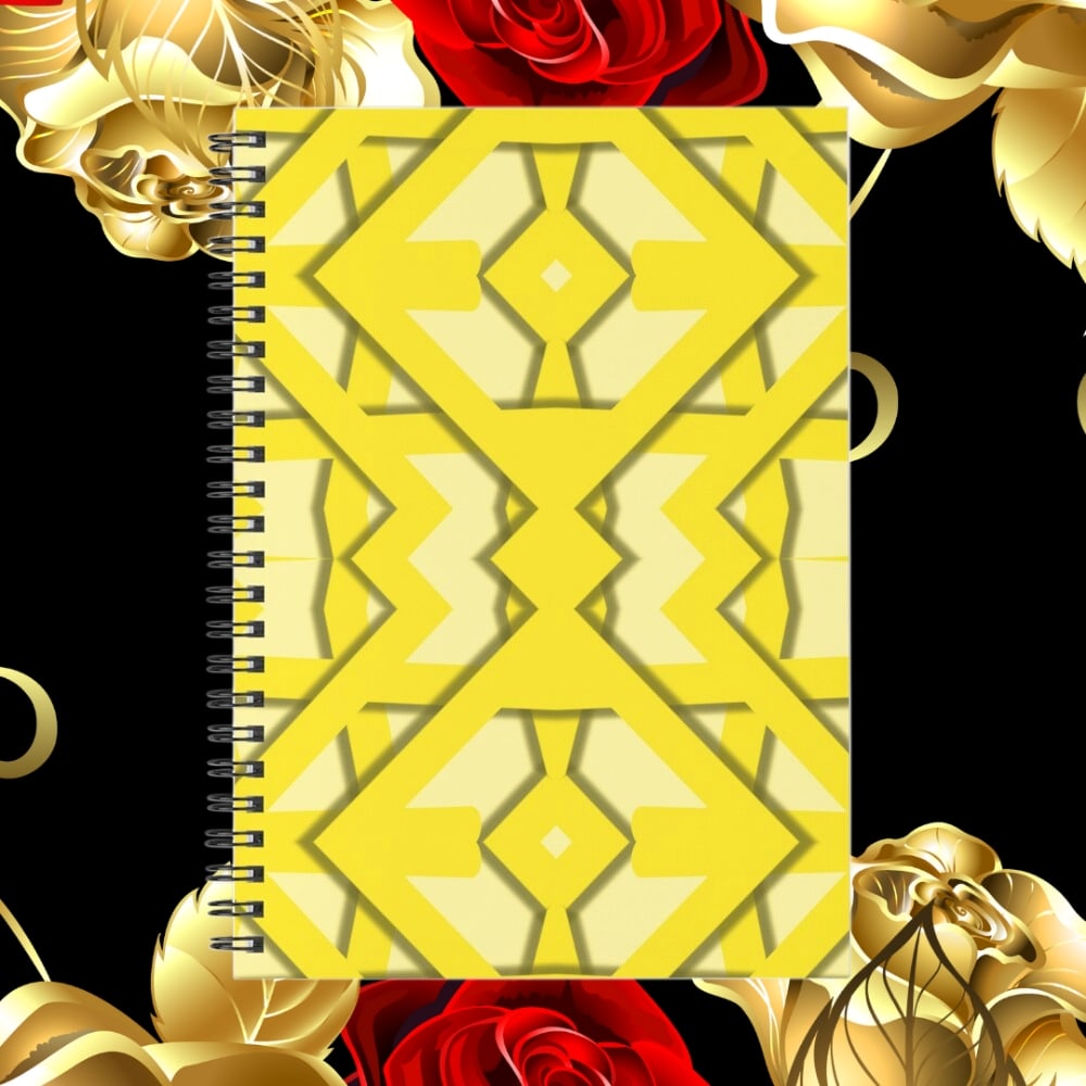 A spiral notebook design created by Erin Nevers.