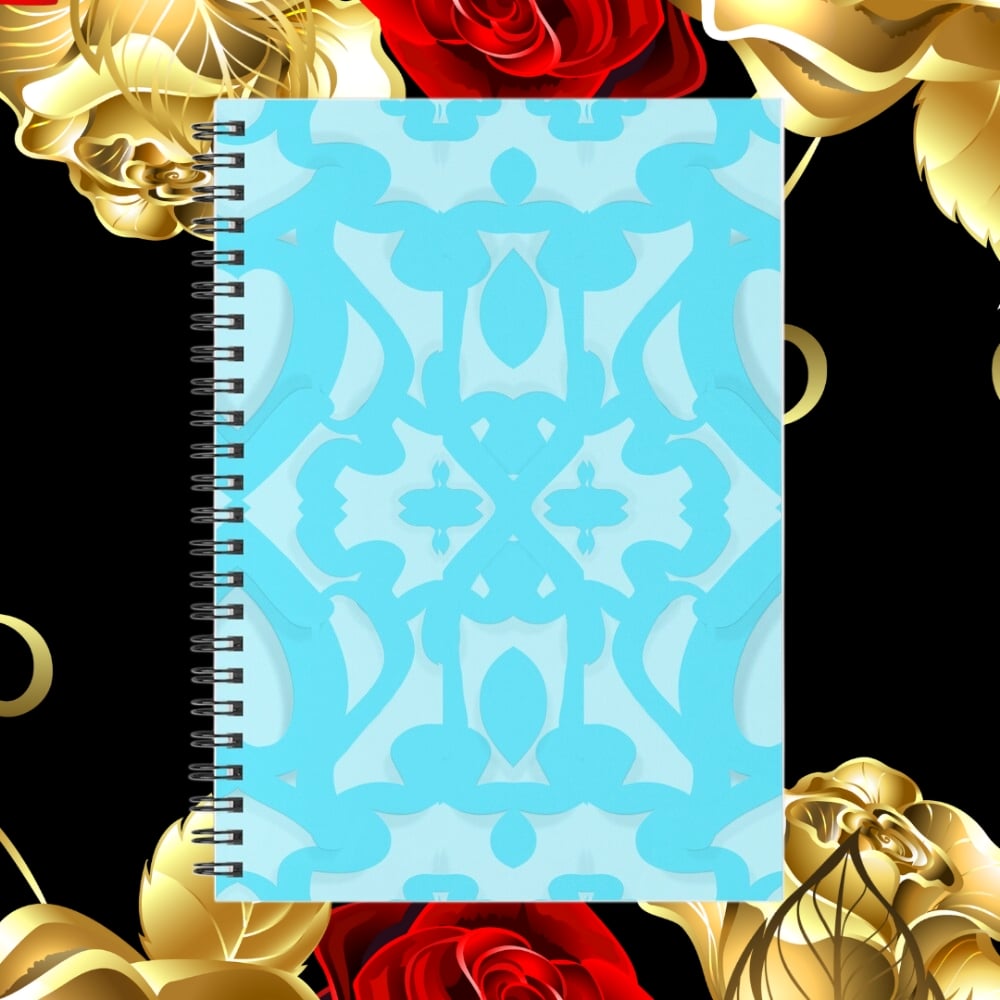 A spiral notebook design created by Erin Nevers.