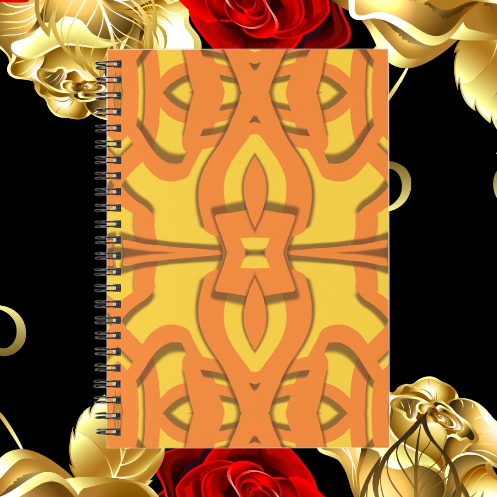 A spiral notebook design created by Erin Nevers.