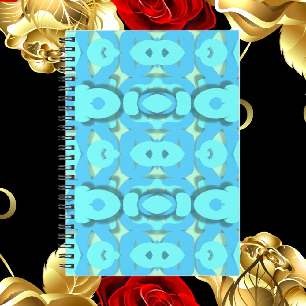 A spiral notebook design created by Erin Nevers.