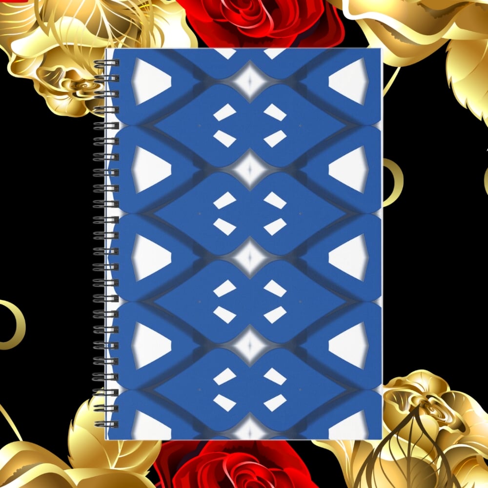 A spiral notebook design created by Erin Nevers.