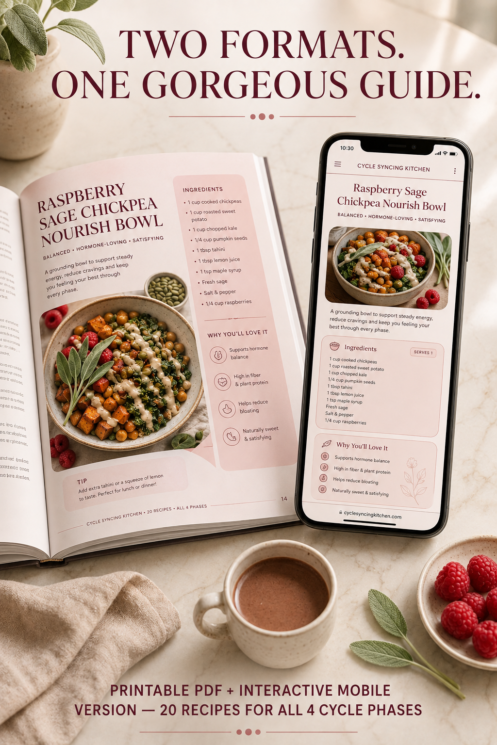 cycle syncing, cycle syncing food chart, hormone balancing foods, eating for your cycle, luteal phase foods, hormone balance meal plan, cycle syncing recipes, period nutrition, seed cycling for hormones, PMS relief foods