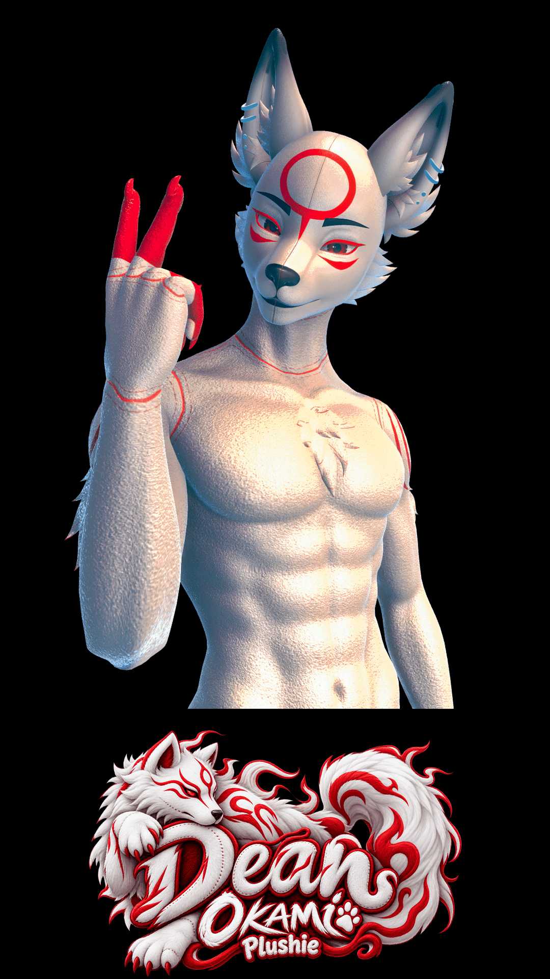 Dean - Okami Plushie vrchat