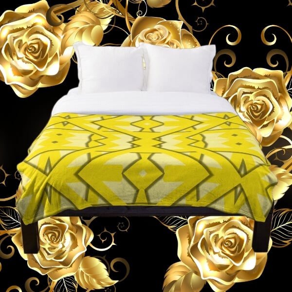 A throw blanket design created by Erin Nevers.