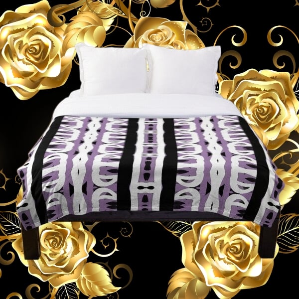 A throw blanket design created by Erin Nevers.