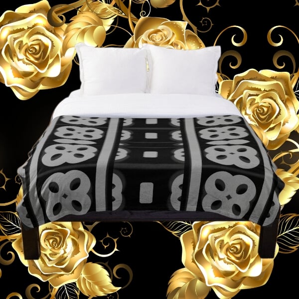 A throw blanket design created by Erin Nevers.