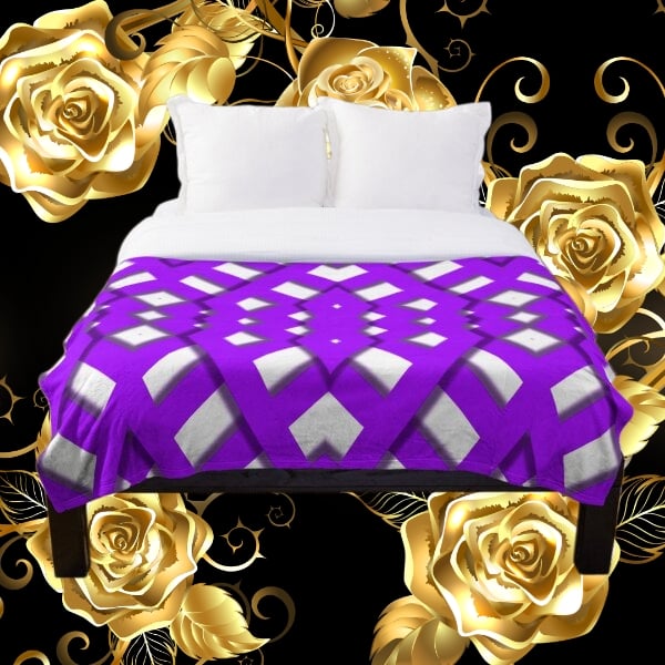 A throw blanket design created by Erin Nevers.
